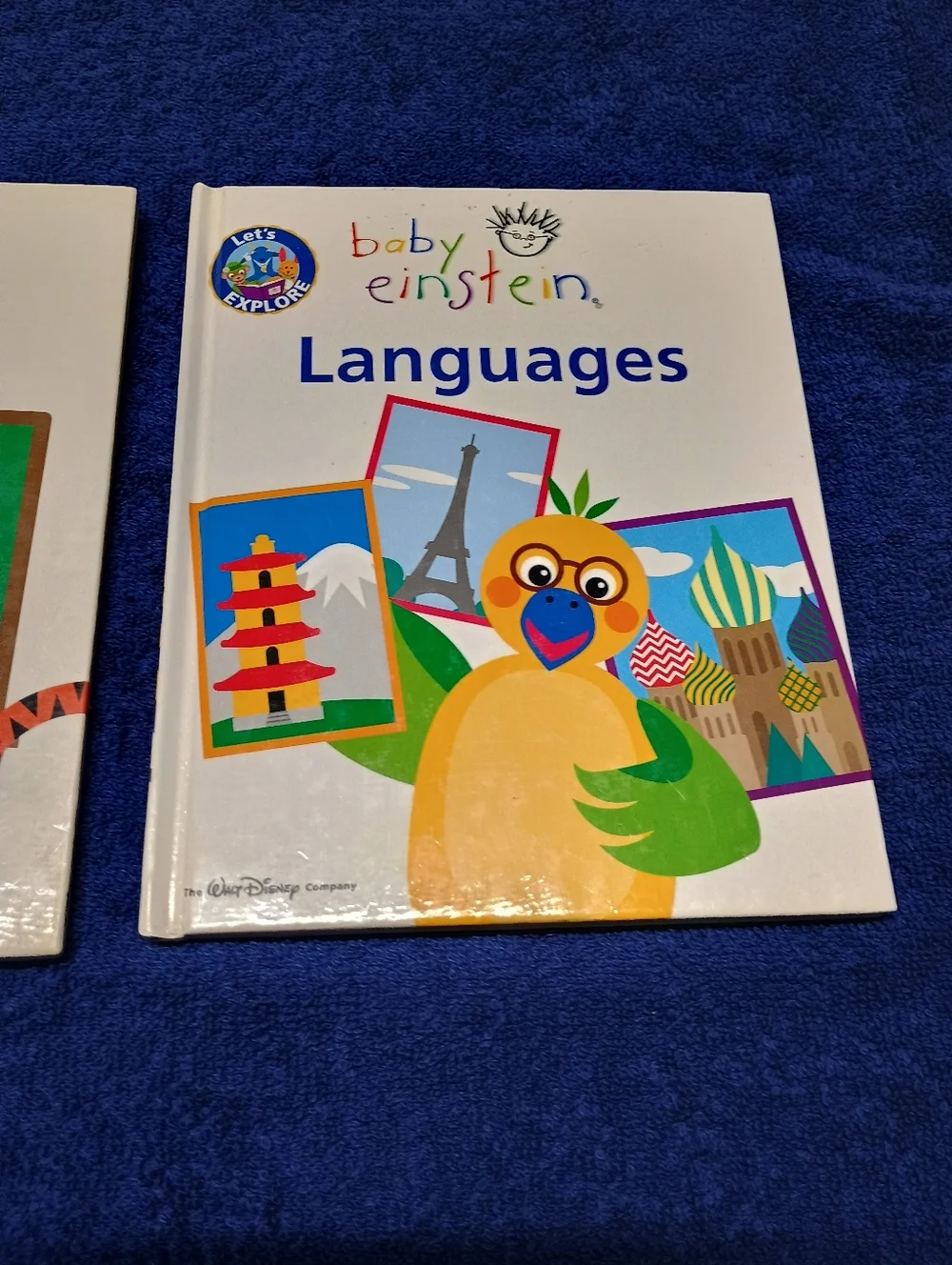 Disney Baby Einstein Kids Toys Board Book Set - Blue - Let's Explore Series